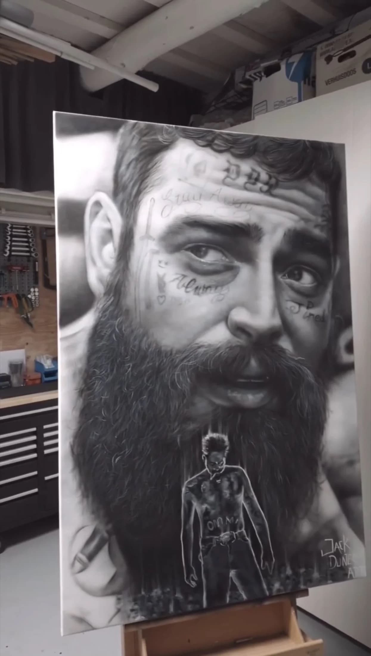 Post Malone canvas